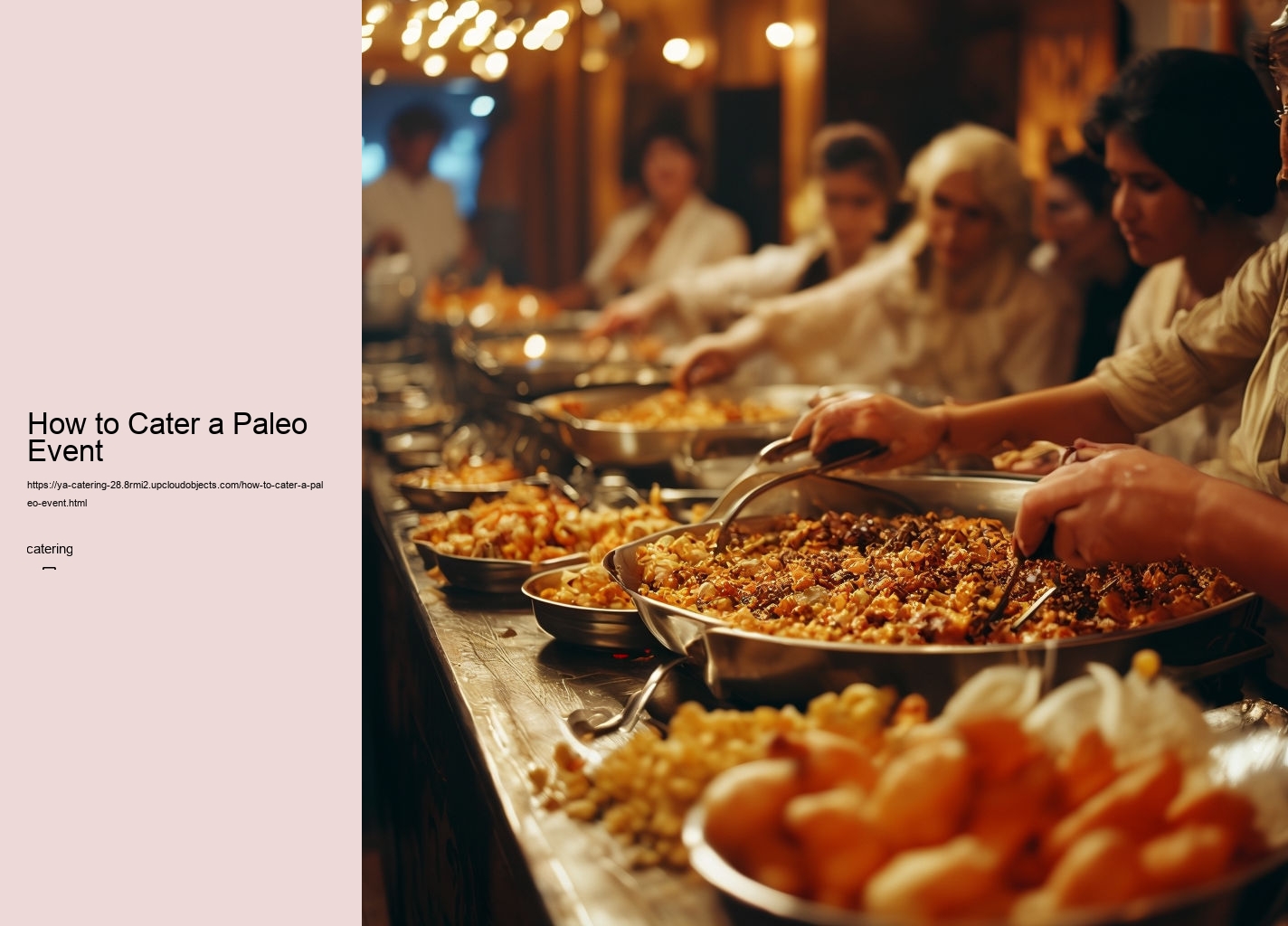 How to Cater a Paleo Event